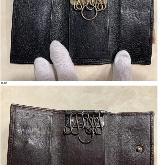 Gucci Black Long Wallet and Key Cases, Set of 3 - Picture 12 of 14